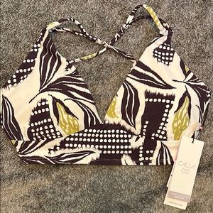 Calia Printed Bikini Top (large)